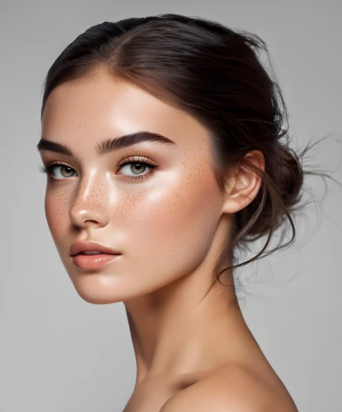 Beautiful young model girl