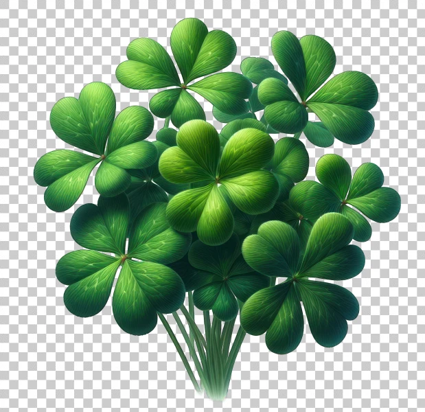 Free PNG transparent photo clover on white background