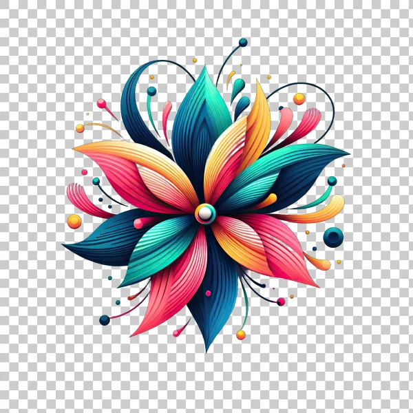 Free PNG flower design illustration