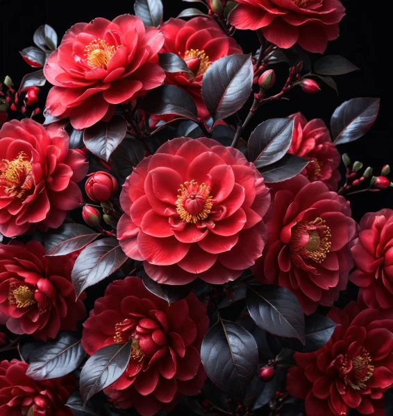 Free PNG red rose flowers