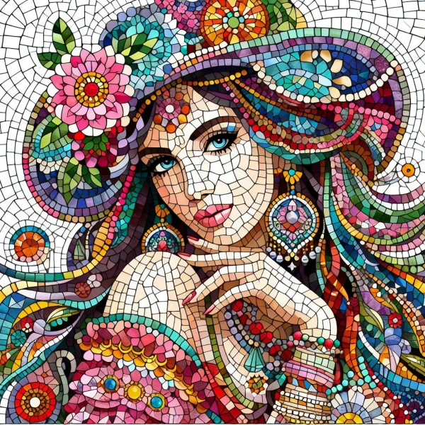 Mosaic Gypsy Girl
