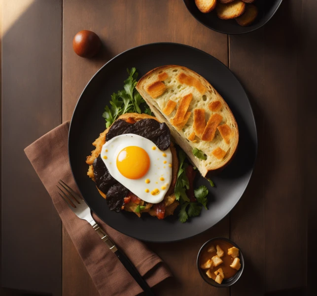 Boiled Egg with toast bread