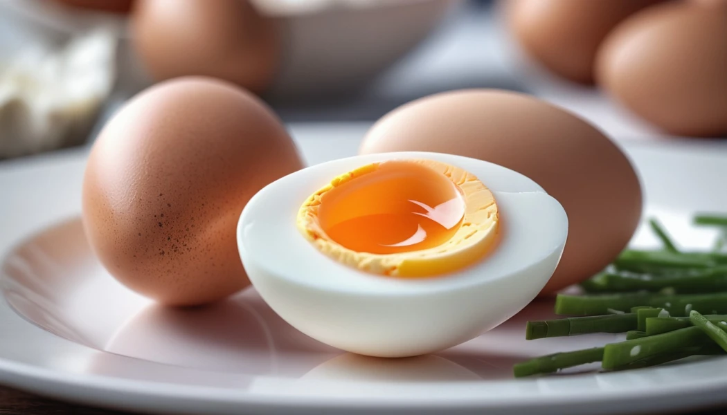 Boiled egg yolk