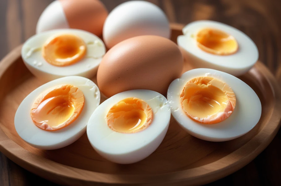Boiled egg yolk