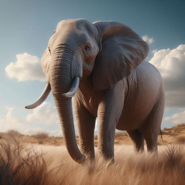 Free elephant photo in Africa